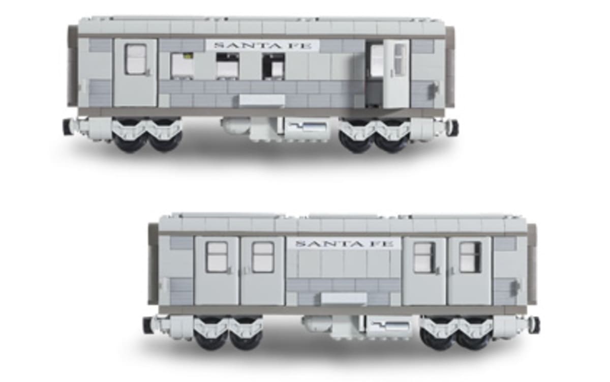 Santa Fe Cars - Set I (mail or baggage car) – widok główny