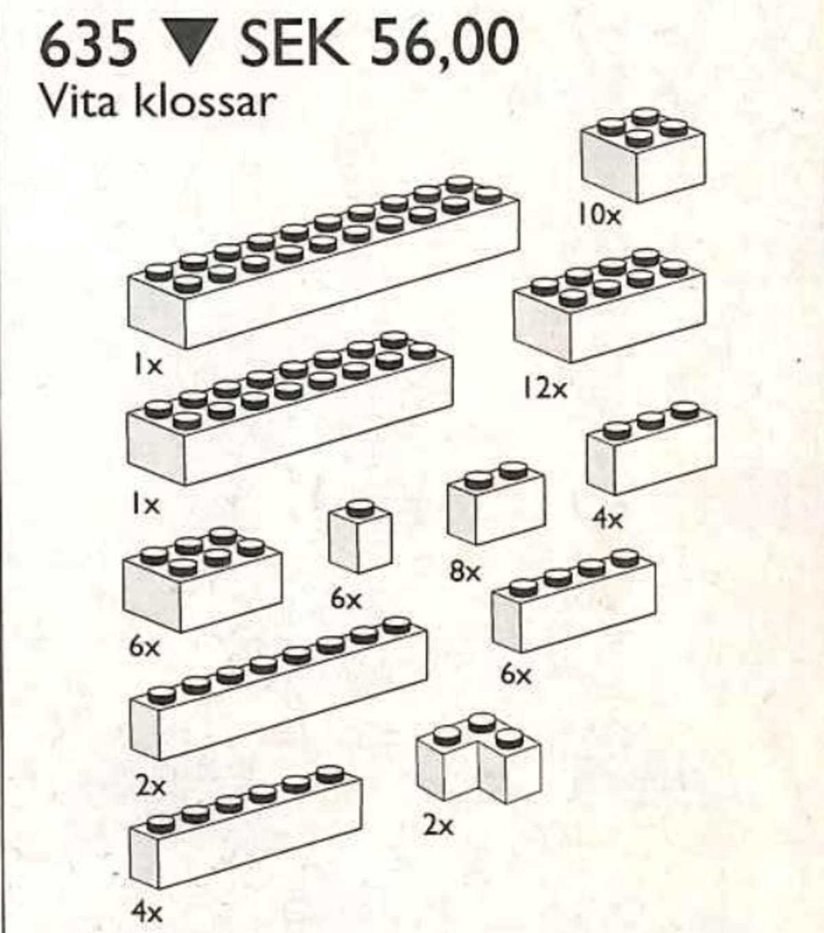 Extra Bricks in White – widok główny