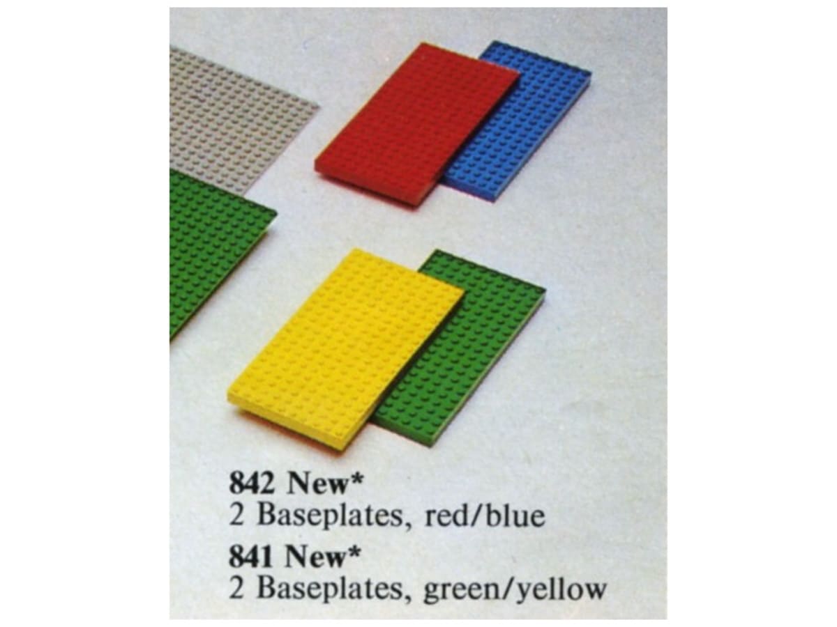 Baseplates, Red and Blue – widok główny