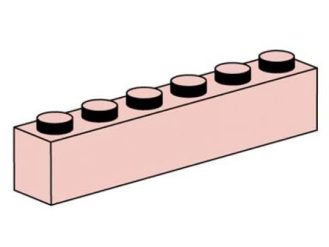 1 x 6 Sand Red Bricks