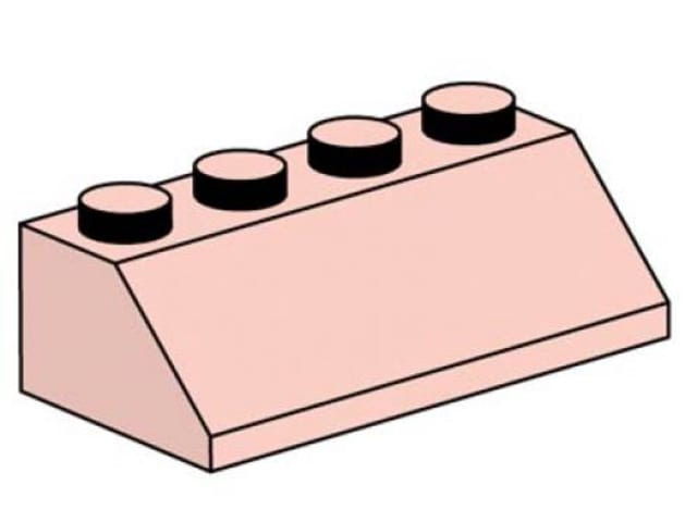 2 x 4 Roof Tile Sand Red