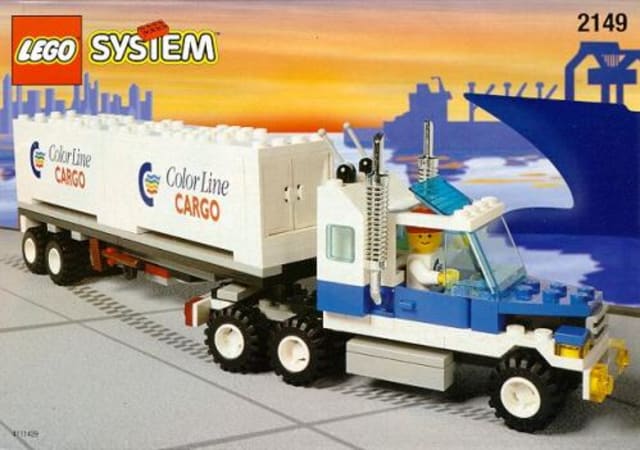 Color Line Container Lorry