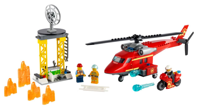 Strażacki helikopter ratunkowy