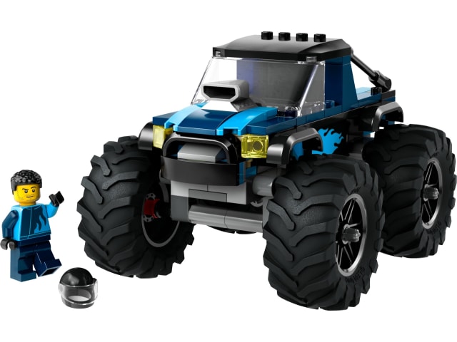 Niebieski monster truck