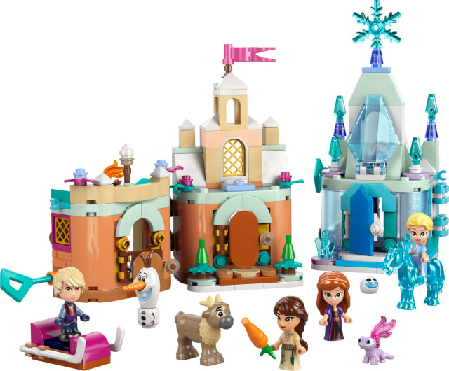 Miniaturowy zamek w Arendelle i lodowy pałac Elzy