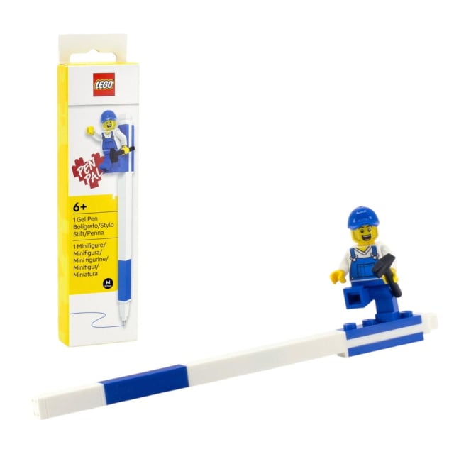 Pen Pal Długopis żelowy z minifigurką — niebieski