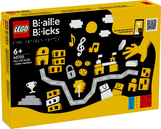 Zabawa z alfabetem Braille’a — włoski