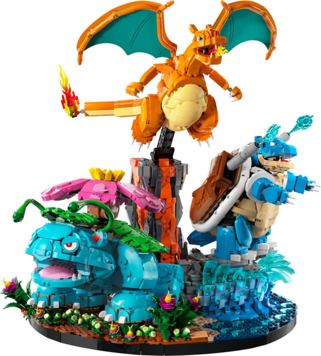 Venusaur, Charizard i Blastoise