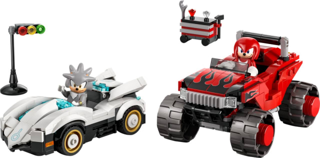 Silver w samochodzie kontra Knuckles w monster trucku