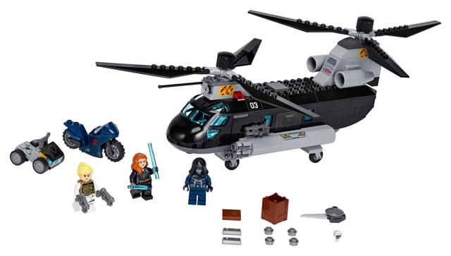 Czarna Wdowa i pościg helikopterem