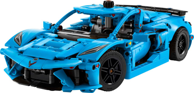 Niebieski Chevrolet Corvette Stingray