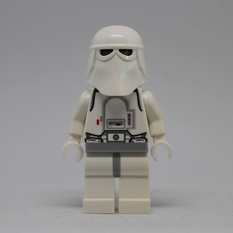 Snowtrooper, Light Bluish Gray Hips, Printed Black Head, White Hands
