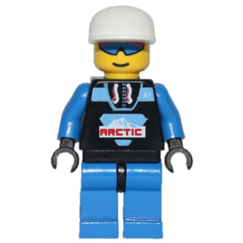 Arctic Crew, Black, White Cap