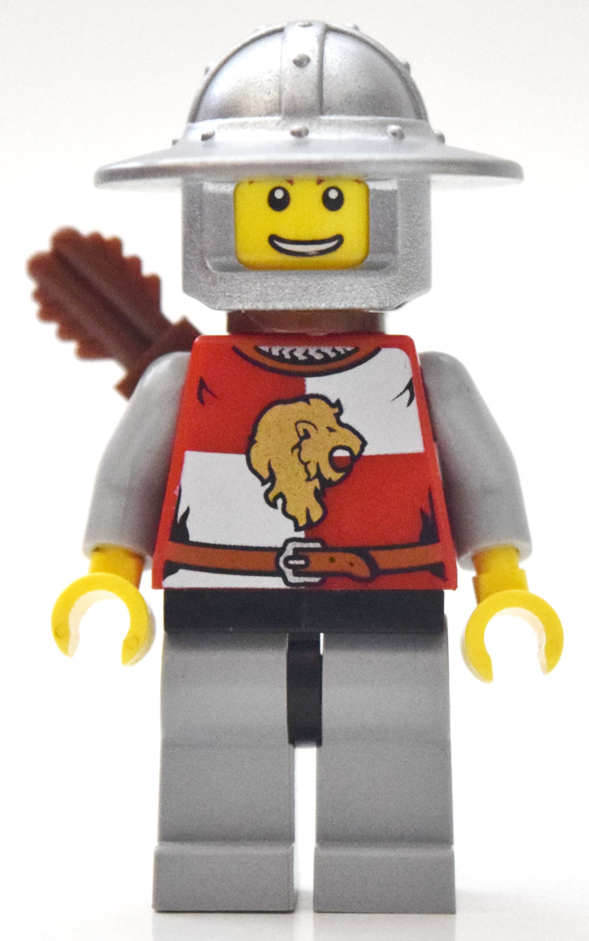 Lion Knight, Archer, Wide Brim Helmet, Quiver