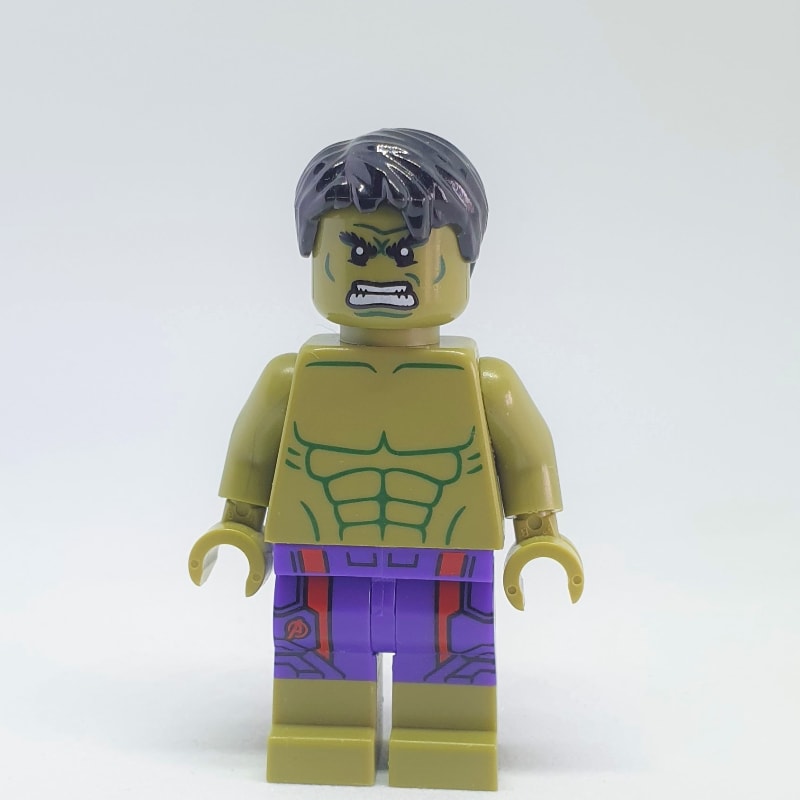 Hulk, Dark Purple Pants, Printed Dark Red Stripes and Avengers Logo