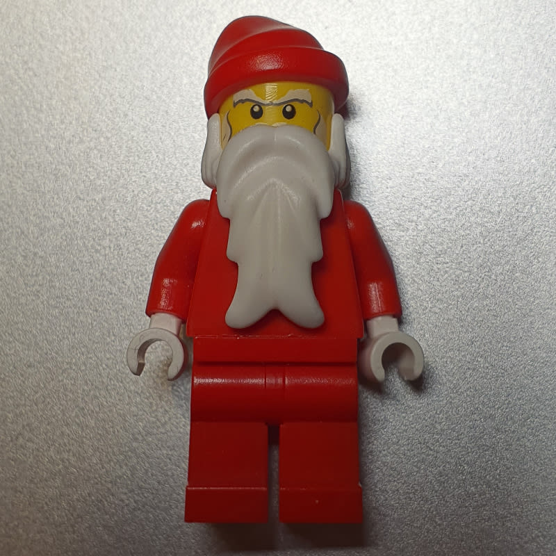 Santa, Plain Red, White Hands, White Eyebrows