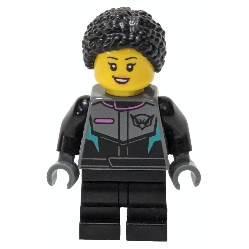 Race Driver, Black Racing Suit, Black Hair