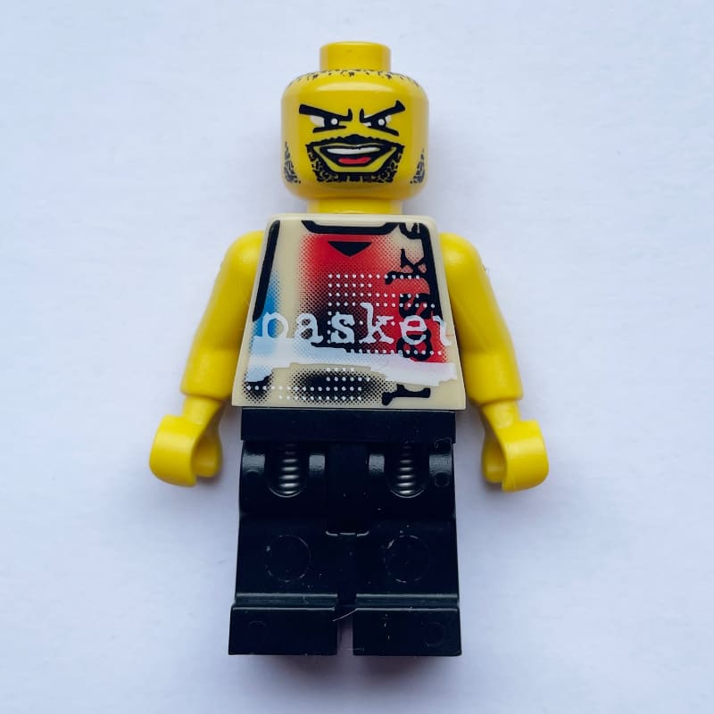 Basketball Player, Tan Torso, Black Legs