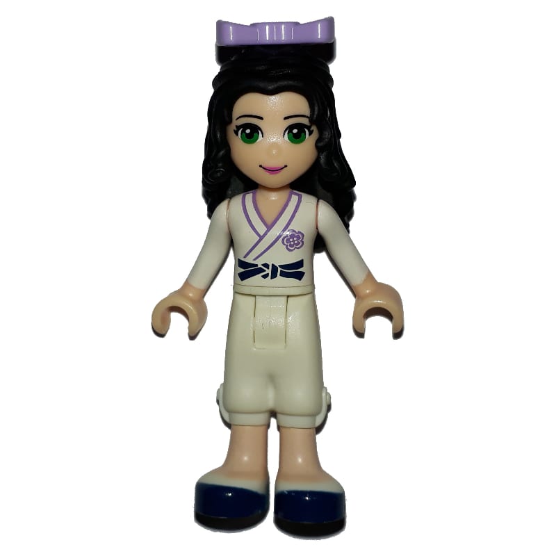 Emma - White Robe, White Trousers, Karate