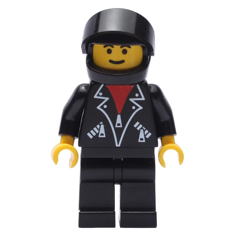 Racer, Black Torso, Black Legs, Black Helmet