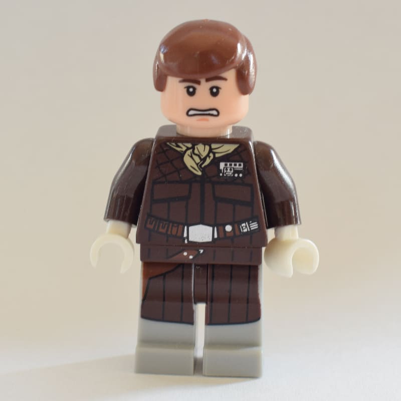 Han Solo, Hoth Outfit, Dark Brown Jacket with Tan Neckerchief