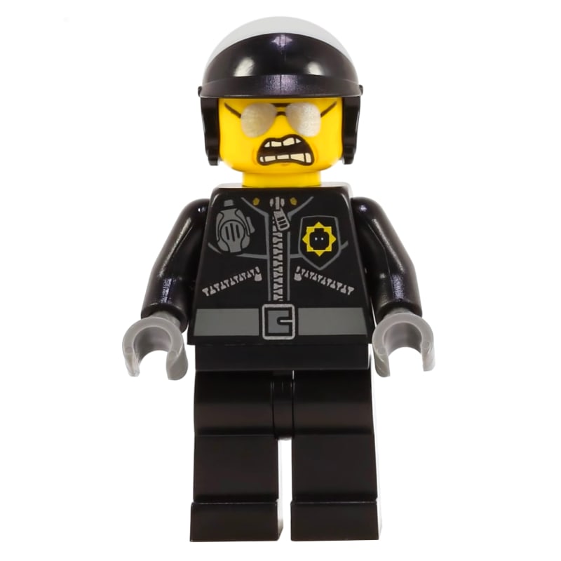 Bad Cop / Good Cop with Wide Angry Mouth
