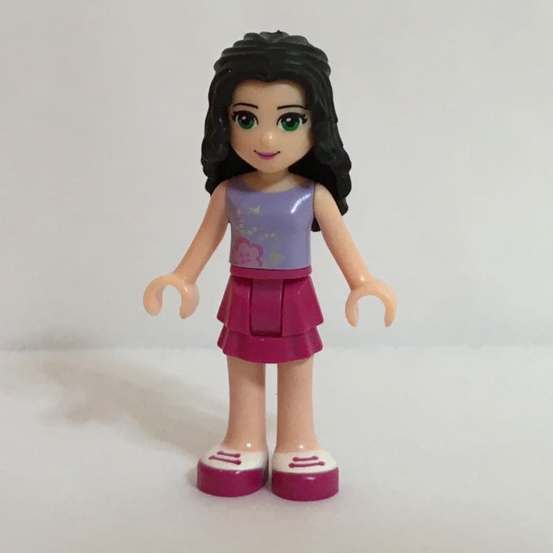 Emma - Lavender Top, Magenta Skirt