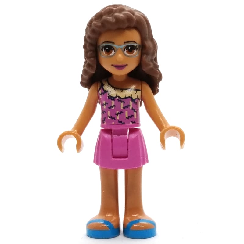 Olivia - Magenta Top, Dark Pink Skirt