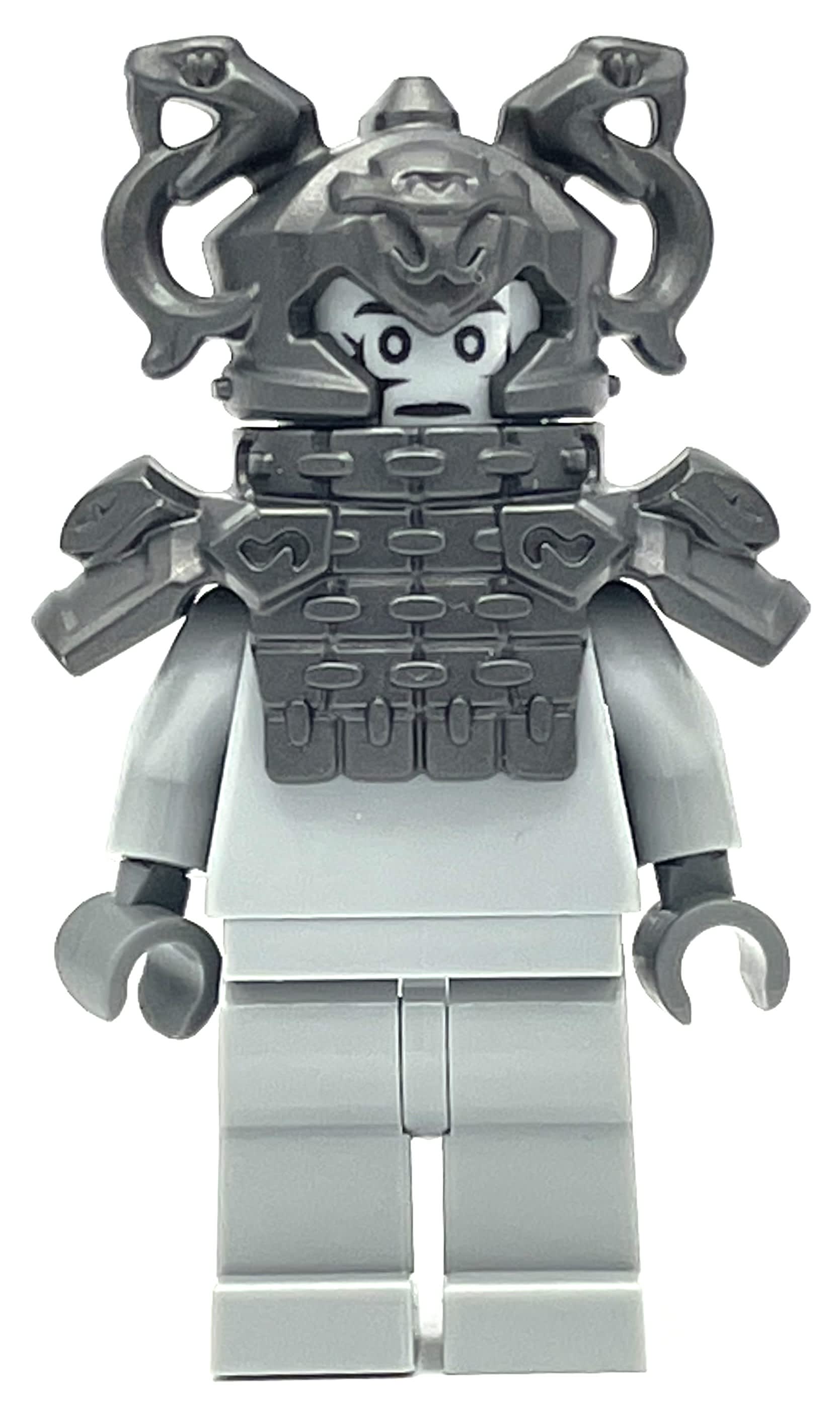 Stone Snake Temple Guardian Statue