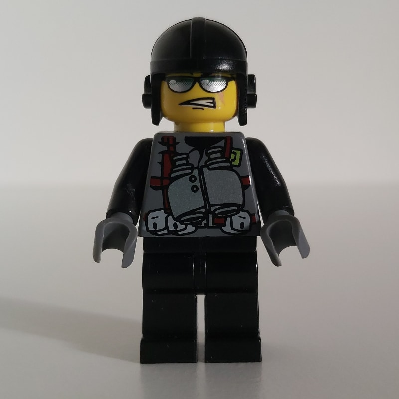 Viper with Binoculars Hanging Round Neck