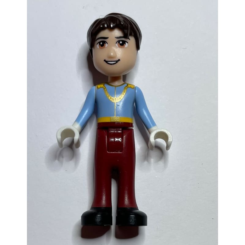 Prince Charming - Light Blue Shirt, Dark Red Trousers
