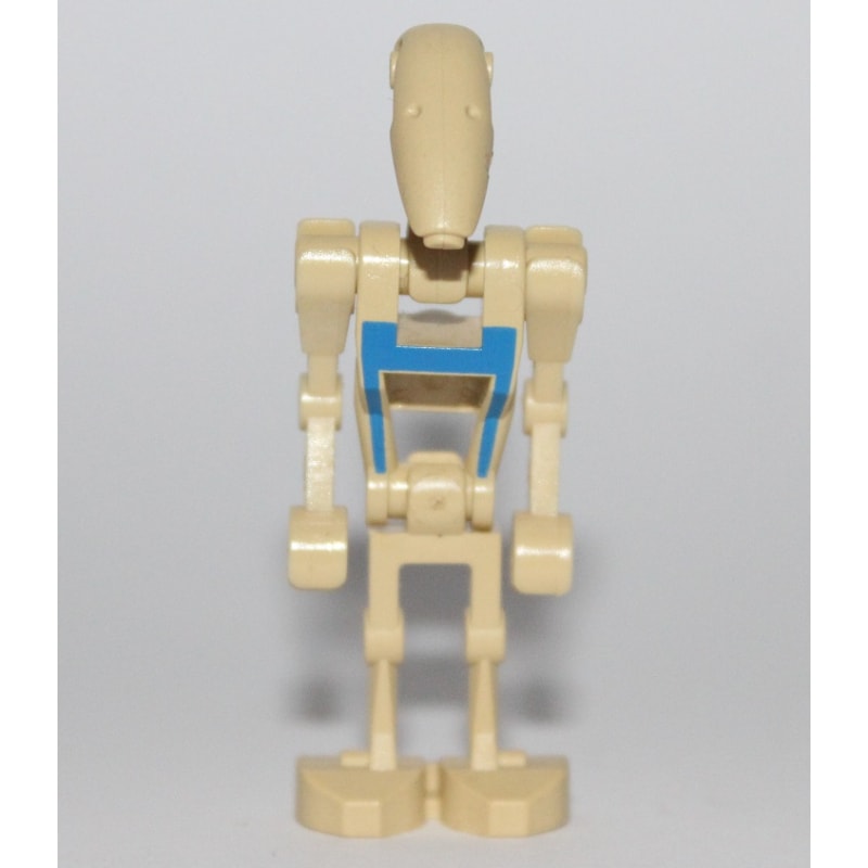 Battle Droid Pilot, Blue Printed Torso, Two Bent Arms