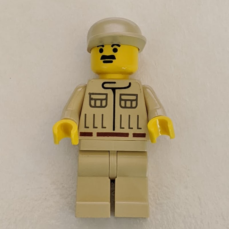 Rebel Technician / Ground Crew, Yellow Skin, Small Moustache