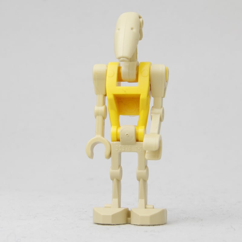 Battle Droid Commander, One Bent Arm, One Straight Arm, Yellow Torso