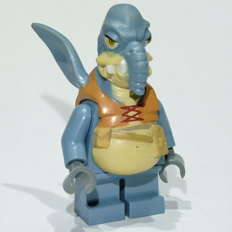 Watto, Printed Head, Dark Bluish Gray Hands