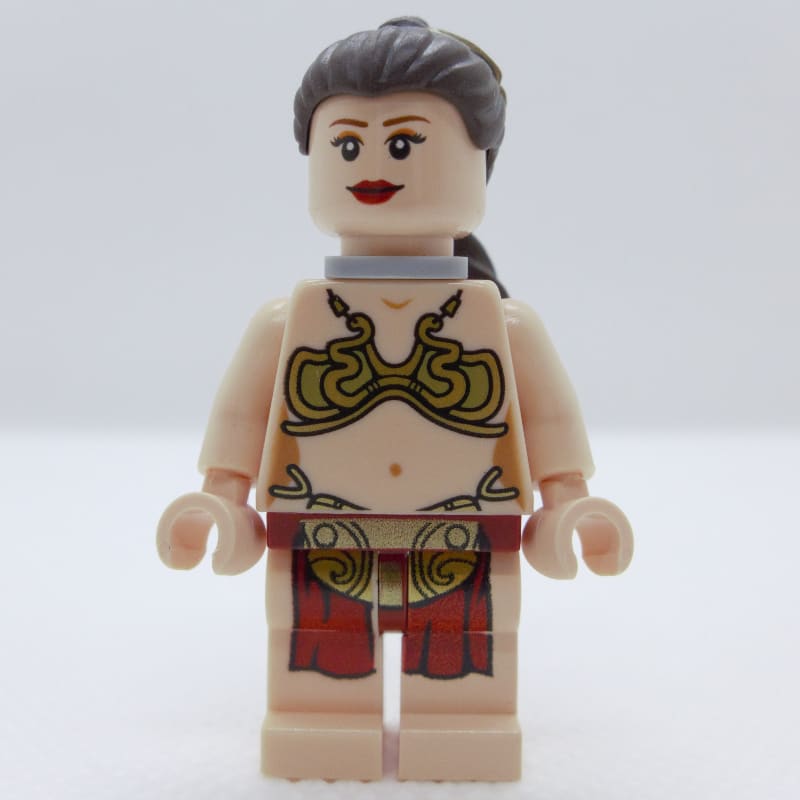 Princess Leia, Slave Outfit, White Pupils, Neck Bracket