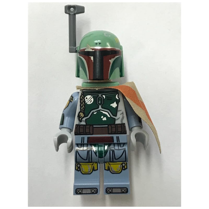 Boba Fett, Helmet, Jetpack Neckwear, Dark Tan Pauldron, Printed Arms, Smile