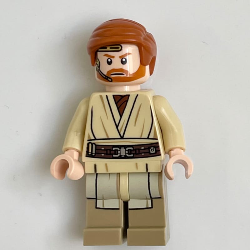 Obi-Wan Kenobi, Dark Tan Printed Legs, Headset