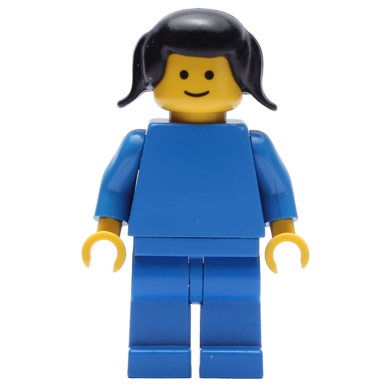 Woman - Blue Torso, Blue Legs
