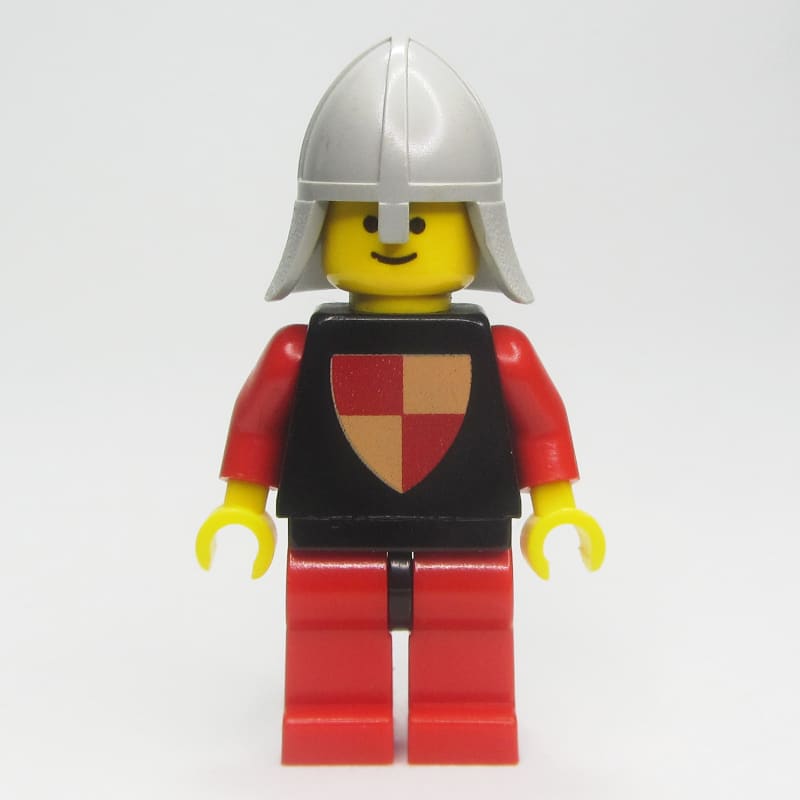Knight (Quartered Shield) - Red Legs, Neck-Protector