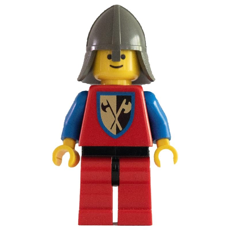 Knight (Crusader Axe) - Red Legs, Neck-Protector