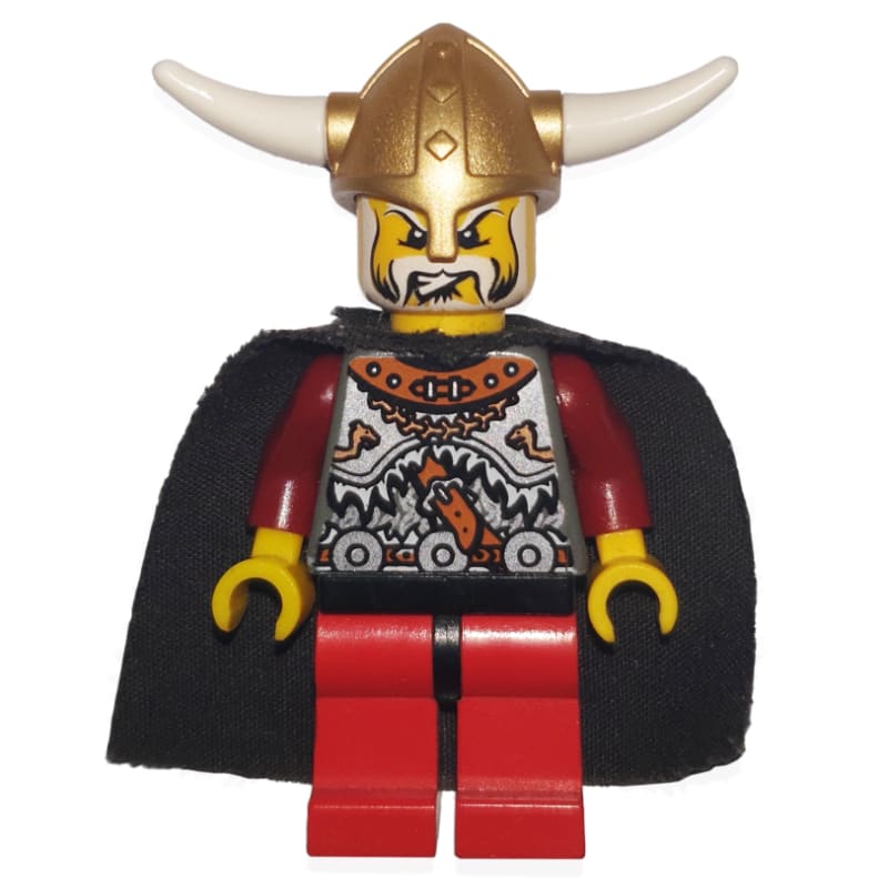 Viking King - Armour, Red Legs, Black Cape