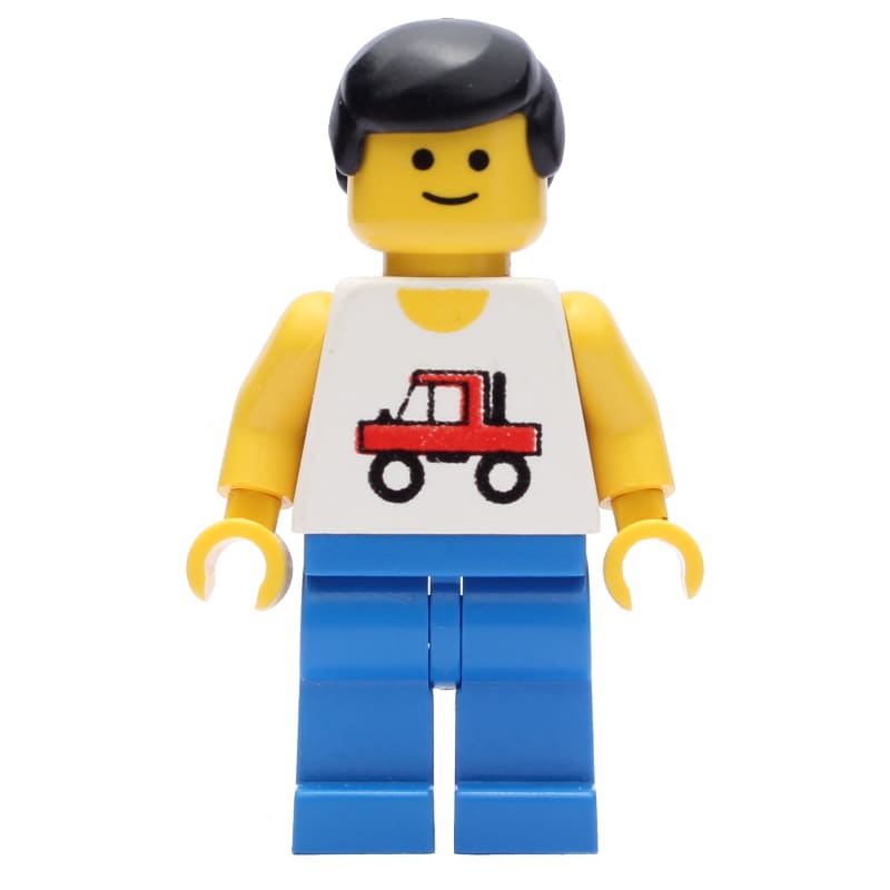 Man - With Shirt wit Truck, Blue Legs