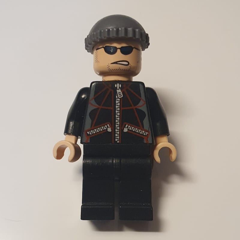 Jewel Thief with Black Jacket and Dark Bluish Gray Hat