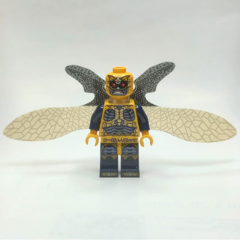 Parademon with Bright Light Orange Armor and Open Wings (DCEU)