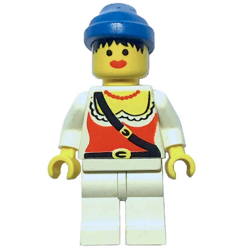Pirate - Female, White Legs, Blue Bandana, 3626b