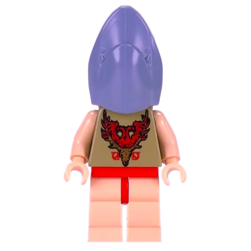 Viktor Krum, Shark Head, Light Nougat Legs