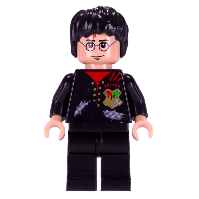 Harry Potter, Tournament Uniform Tattered Black Jacket with Hogwarts Crest