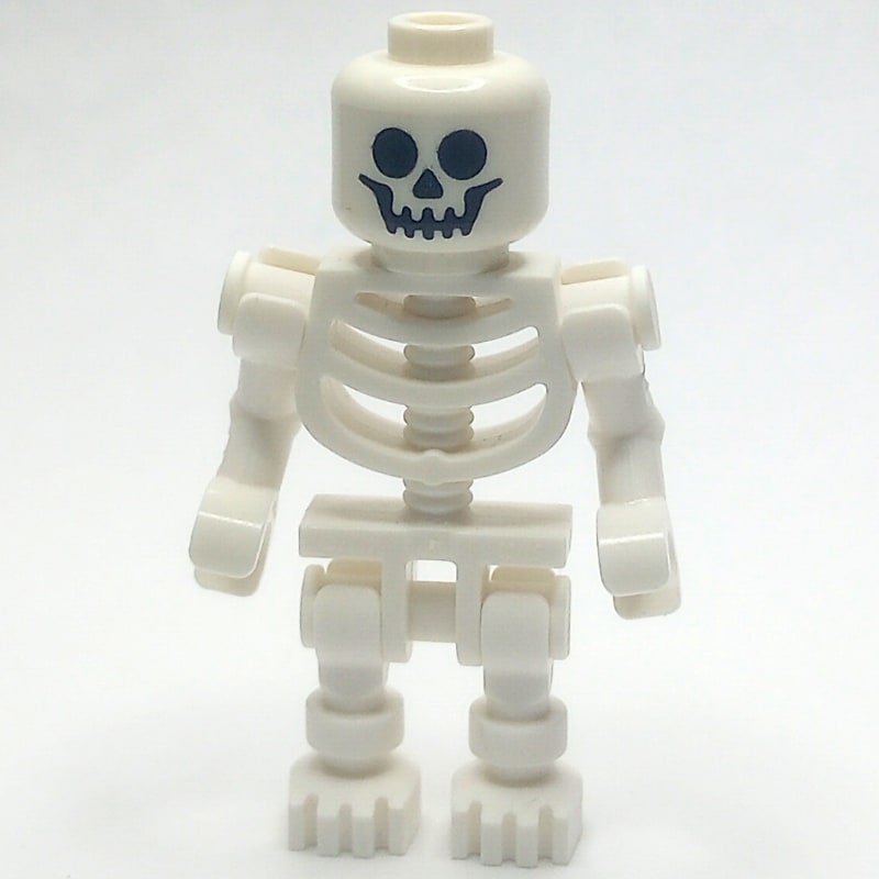 Skeleton, Standard Face, Bent Arms (60115 Torso)