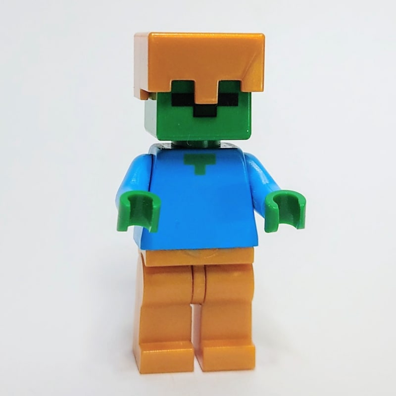 Zombie with Gold Helmet and Legs